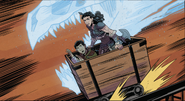Simon Aumar and Holga Kilgore riding to victory.