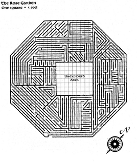 Rose garden maze