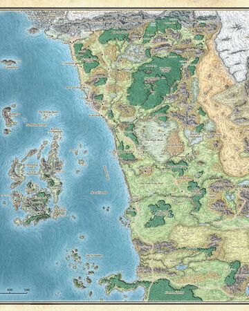 Forgotten Realms Map 5e