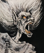 A screaming banshee.