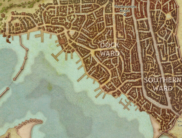 Dock Ward of Waterdeep map-5e