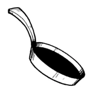 An innocuous cooking pan.