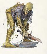 Thadrack, a fungus-infested mummy from the Underdark.