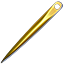 A gold sewing needle.