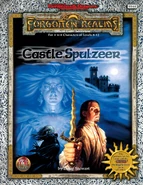 The cover of Castle Spulzeer with Carrie being the model used for the ghost.