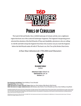 Pools of Cerulean
