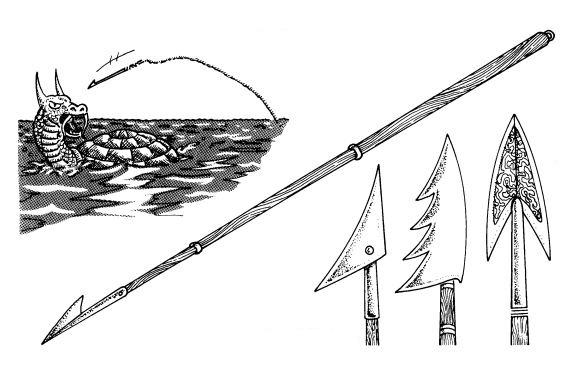 Harpoons and lances