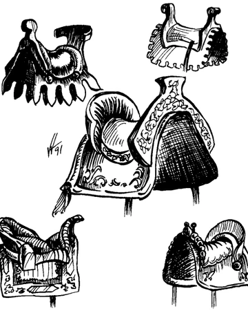 Saddle Forgotten Realms Wiki Fandom A large part of american history was written from the seat of a military saddle. saddle forgotten realms wiki fandom