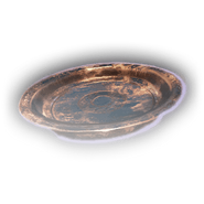 A copper plate.