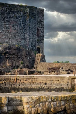 Dressed-up Carrickfergus Castle (courtesy PhotoGraft).