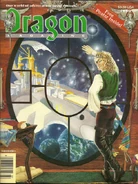 A half-elf captain observing the Spelljammer from his ship, on the cover of Dragon 159.