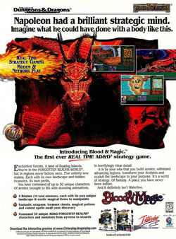 Blood & Magic magazine ad