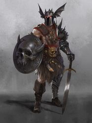 Concept art of Warduke for The Wild Beyond the Witchlight, by Daarken.