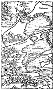 The map from The Glass Prison depicting the Dalelands.