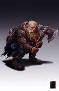 A dwarven rogue.