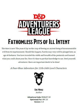 Fathomless Pits of Ill Intent