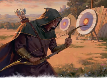 A man afflicted by a cursed bow.