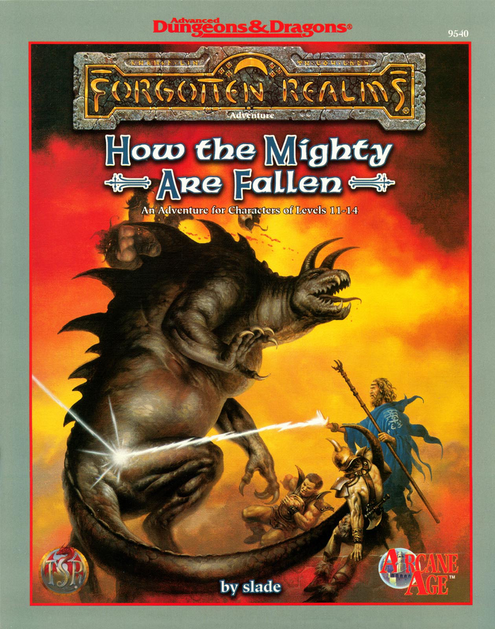 Ad&d 2nd Edition. How the Mighty Fall. Незерил. Нетерил.