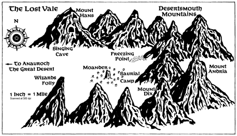 Lost Vale map