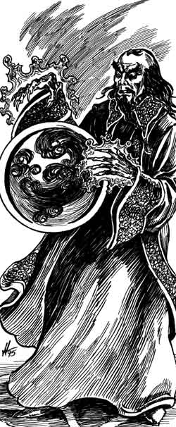 Szass Tam and the Death Moon Orb