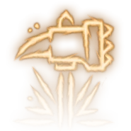 The spell symbol for spiritual hammer from Baldur's Gate III.