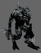A black slaad from the game editor of Neverwinter Nights.