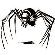 A giant spider from 2nd edition.