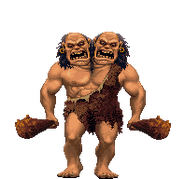 An ettin from 3DO's Advanced Dungeons & Dragons: Slayer (1995).