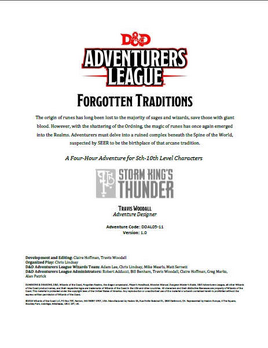 Forgotten Traditions