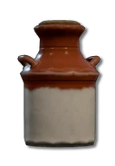 A typical corked milk jar from the Western Heartlands.