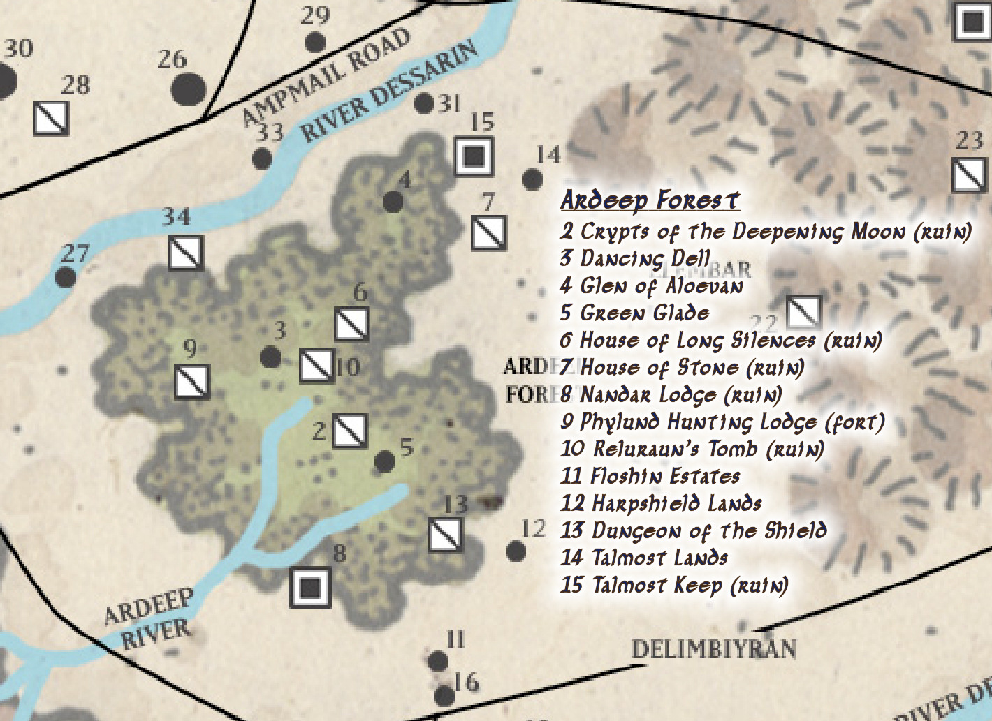 Ardeep Forest Forgotten Realms Wiki Fandom