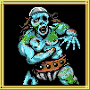 A particularly sad zombie.