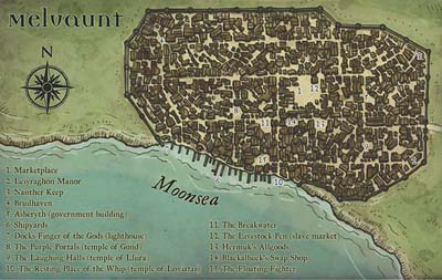 Melvaunt Map