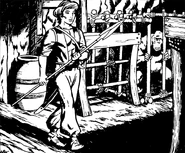 Jamil infiltrating a giant's lair.