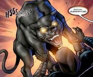 Guenhwyvar in battle.