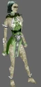 A yuan-ti as it appears in the Aurora Toolset of the game Neverwinter Nights.