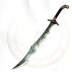 The dark blade (magic sword)