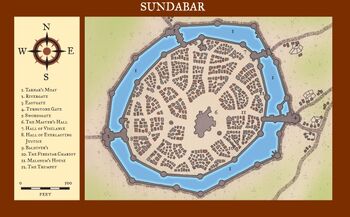 Sundabar map