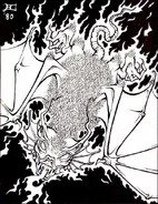 FireBat-FirstApp.jpg (75 KB) The first depiction of a fire bat, from the Greyhawk module The Ghost Tower of Inverness (1979)
