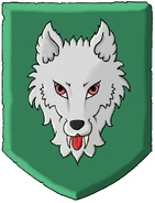 Fan art of Gondegal's coat of arms, based on a written description.
