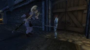 Faced with an unstoppable force, Vicas still manages to protect the half-orc from the potential consequences of her own actions.