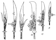 Various glaive blades