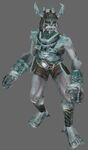 A Frost Giant male as he apears in the game editor for Neverwinter Nights.