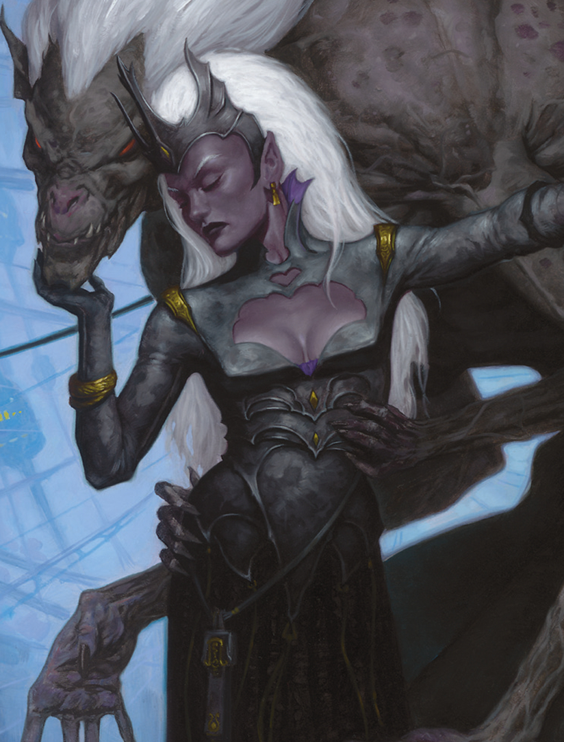 Quenthel Baenre was a drow priestess and the third daughter of Yvonnel Baen...