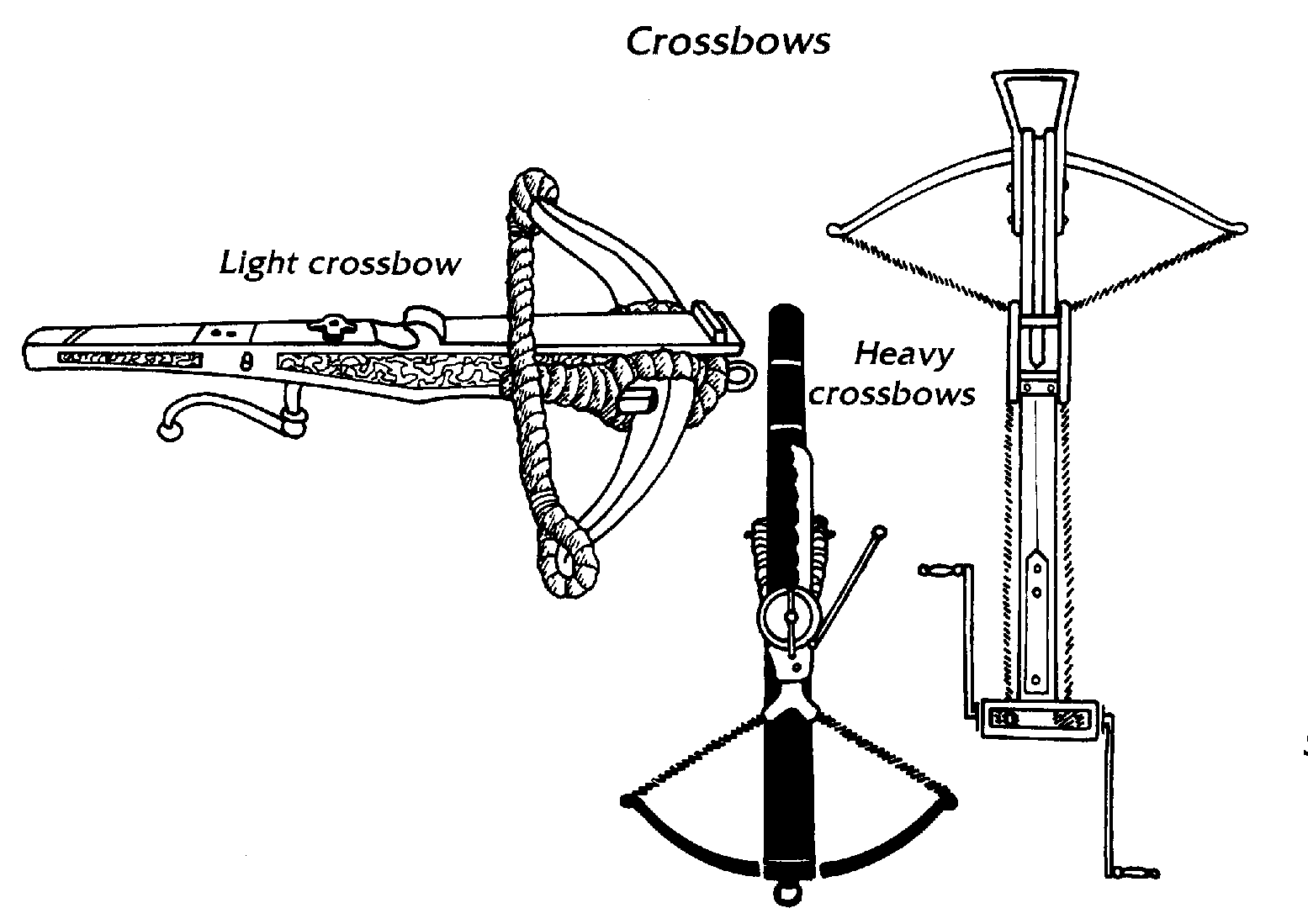 hand crossbow vs light crossbow