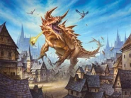 Tarrasque AFR.jpg (98 KB) A tarrasque towering over a city.