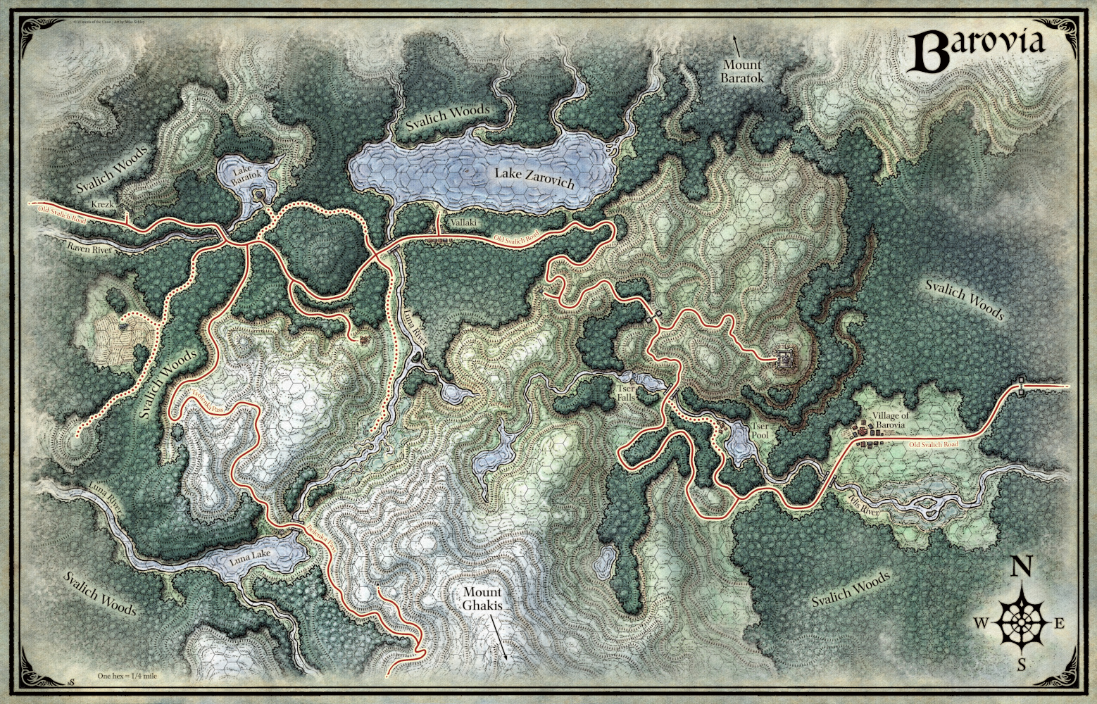 map of ravenloft