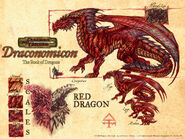 Promotional wallpaper from the 3.5 edition Draconomicon.