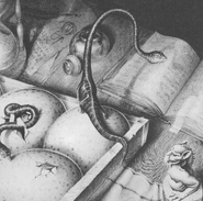 Tanystropheuses hatch from their eggs in the back of Phalantar's Philtres & Components.