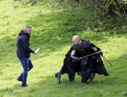 Crew member and tattooed warrior.